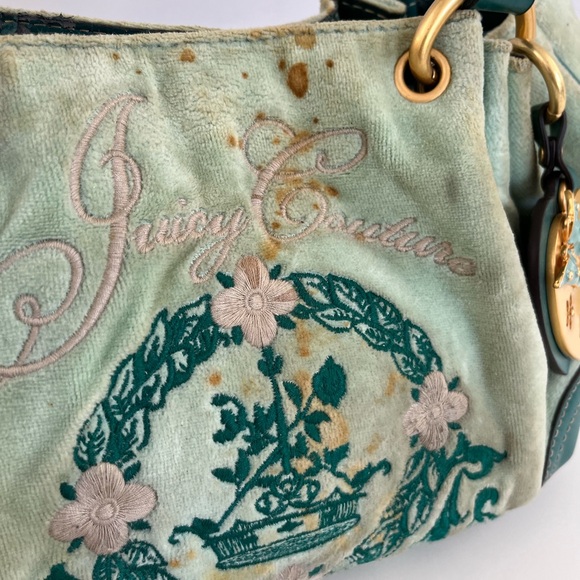Rare Y2K JUICY COUTURE Velour Bag - Picture 3 of 15